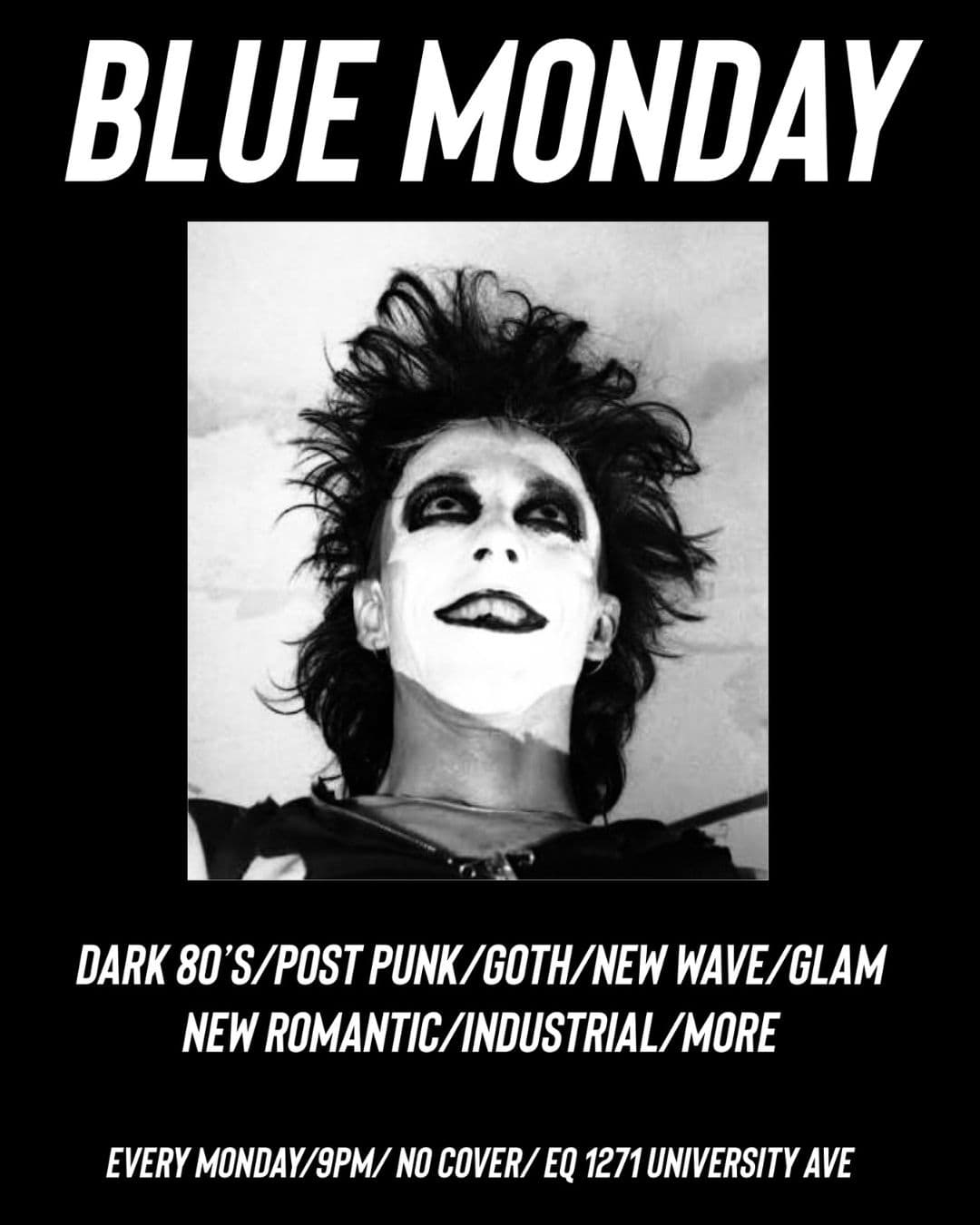 Blue Monday event artwork