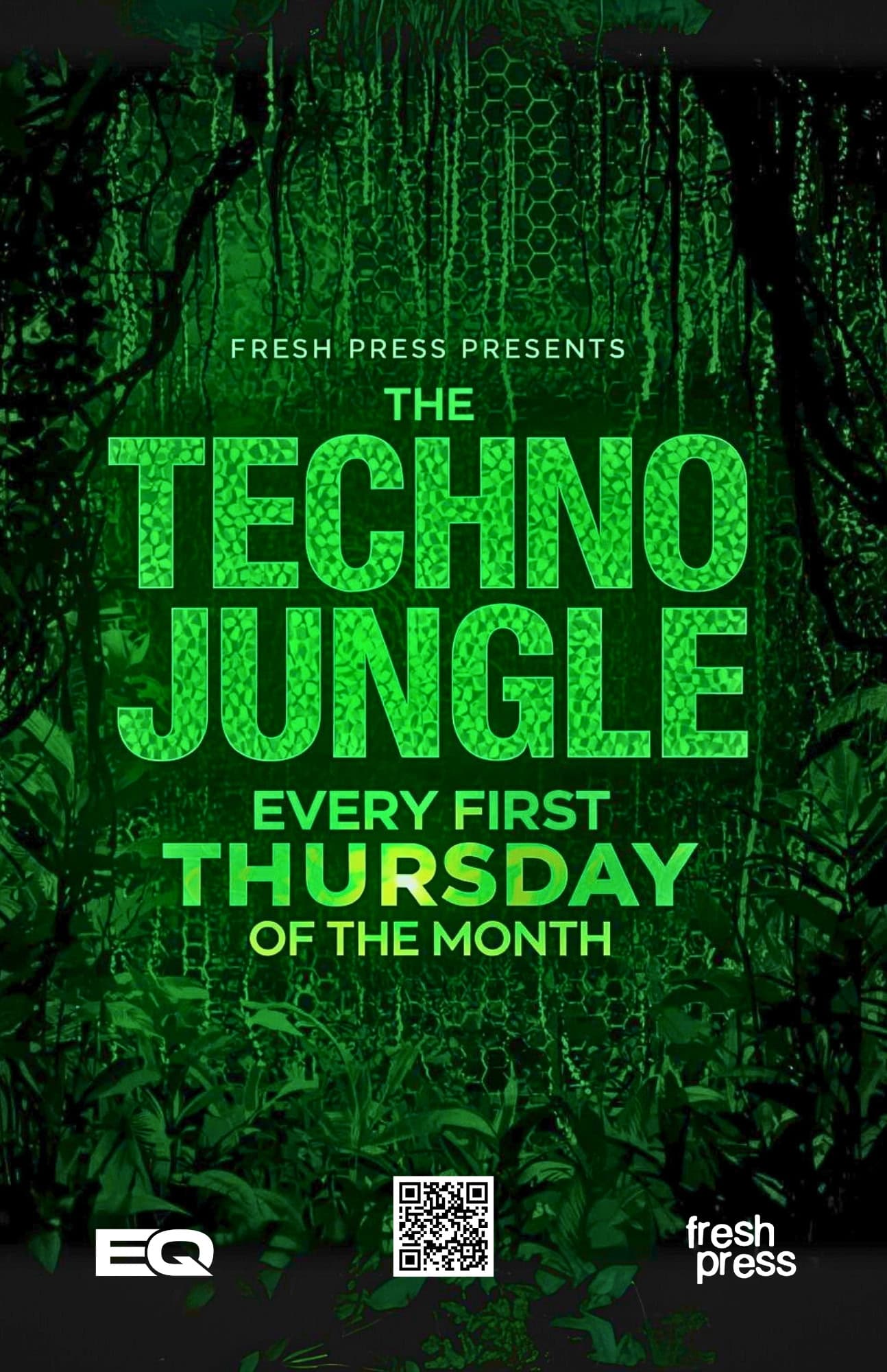 The Techno Jungle event artwork